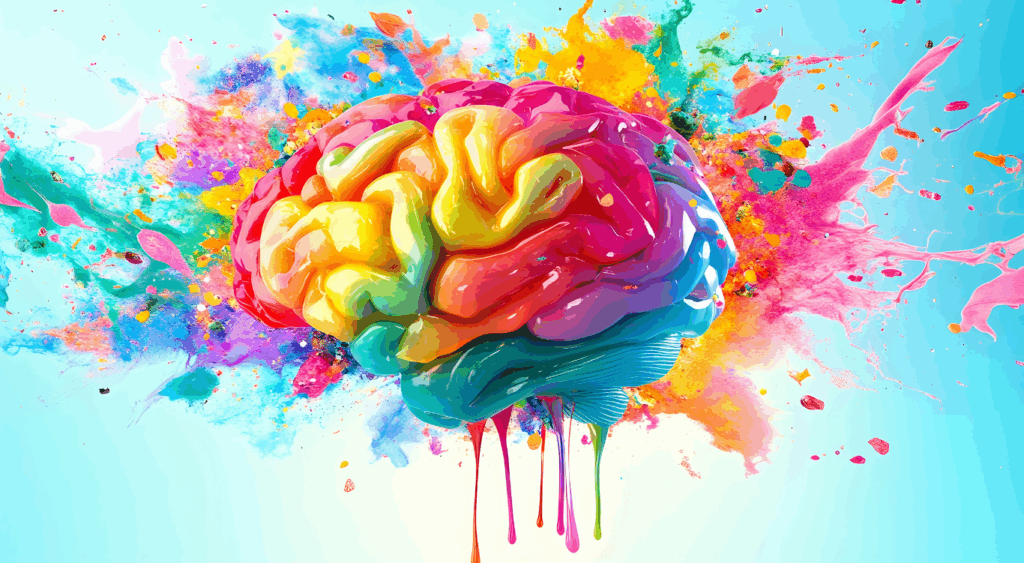 Smashin Scope, mémoriser avec des images mentales cerveau couleur